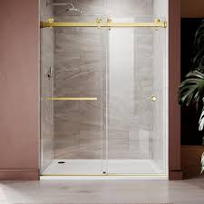 Double Sliding Frameless Shower Door