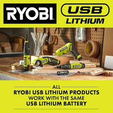 Ryobi Usb Lithium Rotary Tool Kit With