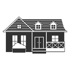 Frontal Porch House Icon Png Svg