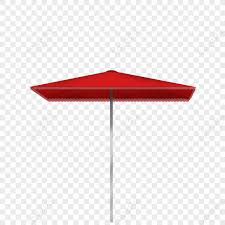 Square Red Umbrella Light Red