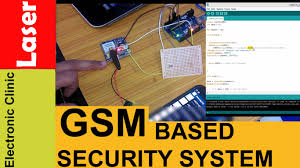 gsm based laser security system