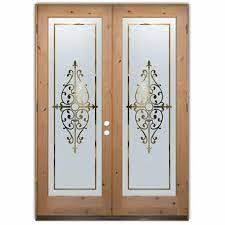Dom Glass Front Entry Doors Frosted