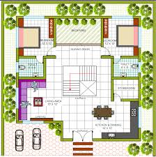 2500 Sqft House Plan With Duplex Design