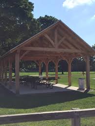 timber frame pavilion in foxborough ma