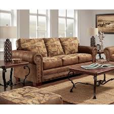 American Furniture Classics Model River Bend Sleeper Sofa Brown