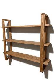 Oak Wall Mounted Index Shelf Open