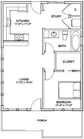 24x32 House 1 Bedroom 1 Bath 768
