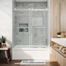 Brushed Nickel Bathtub Doors The