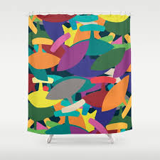 Ulo In Multi Color Shower Curtain By