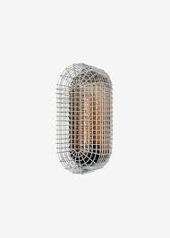 Metal Grid And Blown Glass Wall Sconce
