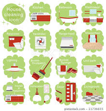 House Cleaning Icon Stock