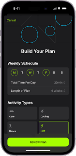 Custom Plan In Apple Fitness On Iphone