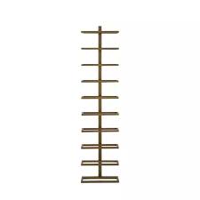 Ptmd Icon Brass Iron Wall Wine Rack