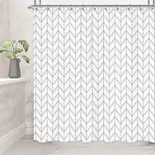 Geometric Chevron Neutral Shower