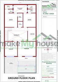 Buy 32x70 House Plan 32 By 70 Front