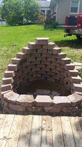 Fire Pit From Cement Landscape Blocks