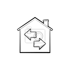 Hand Drawn Outline Doodle Icon House