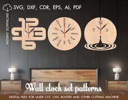 Set Wall Clocks Large Clock Cutting