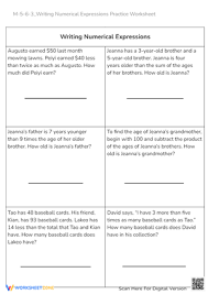 Of Equations Word Problems Worksheet