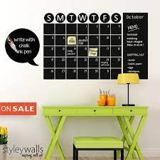 Chalkboard Calendar Decals Chalk Board