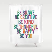 Motivational Shower Curtains To Match