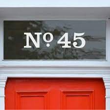 Door Number Stickers For Your Home