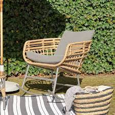 River Wicker Rocking Chair Natural