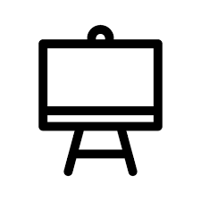 Whiteboard Icon Vector Symbol Design