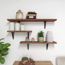 Wood Wall Shelf Set Of 3