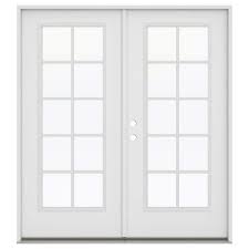 Primed Steel Double Prehung Patio Door