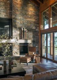 65 Best Stone Fireplace Design Ideas To