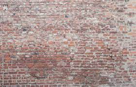 Big Old Brick Wall As Background Or