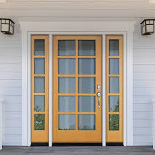 Krosswood Doors 64 In X 80 In French Lh Full Lite Clear Glass Unfinished Douglas Fir Prehung Front Door With Dsl