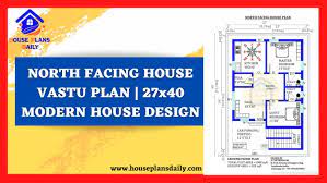 North Facing House Vastu Plan 27x40
