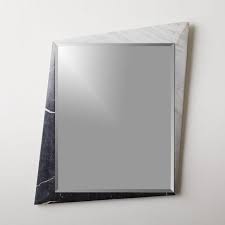Rectangular Black Marble Wall Mirror