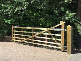 Metal Timber Gates Jacksons Fencing