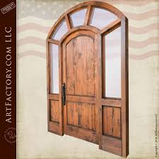 Custom Semi Arched Front Door With