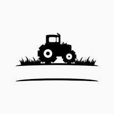 Buy Tractor Monogram Svg Png Eps Dxf