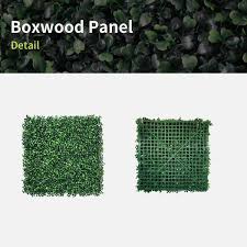 Decwin 12 Pcs 20 X20 Artificial Boxwood Panels Uv Stable Faux Topiary Hedge Backdrop Grass Wall Indoor Outdoor Decor