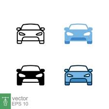 Car Front Icon Vector Art Icons And