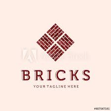 Modern Brick Logo Vector Ilration