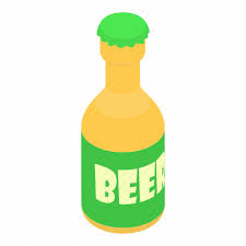 Beer Bottle Cartoon Drink