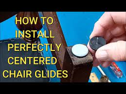 How To Replace Chair Glides Install