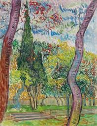Van Gogh S Cypresses At The Met Is A