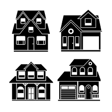 Free Vector Flat Design House Silhouette