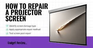 How To Repair A Projector Screen