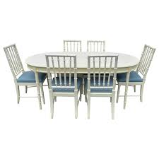 Sold Faux Bamboo Dining Set By