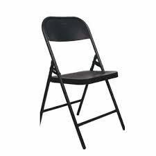 Metal Folding Chair Without Armrest At
