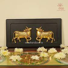 Buy Brass Cow Wall Hanging 20cm Holy