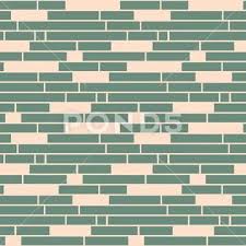 Brick Wall Seamless Pattern Green